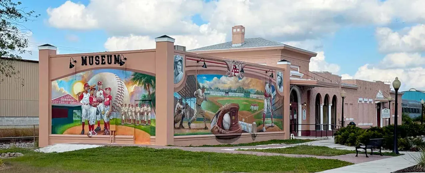 Restored rail platform at the 1926 Seaboard Air Line Depot