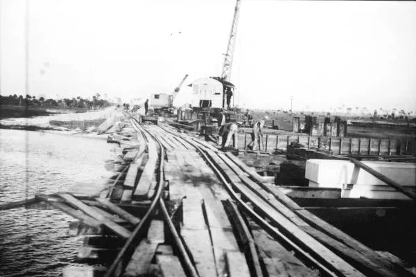 Construction of new bridge over Charlotte Harbor