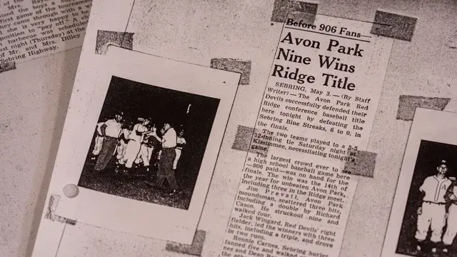 A clipping headed Avon Park Nine Wins Ridge Title.