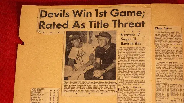 A clipping headed Devils Win 1st Game; Rated As Title Threat.