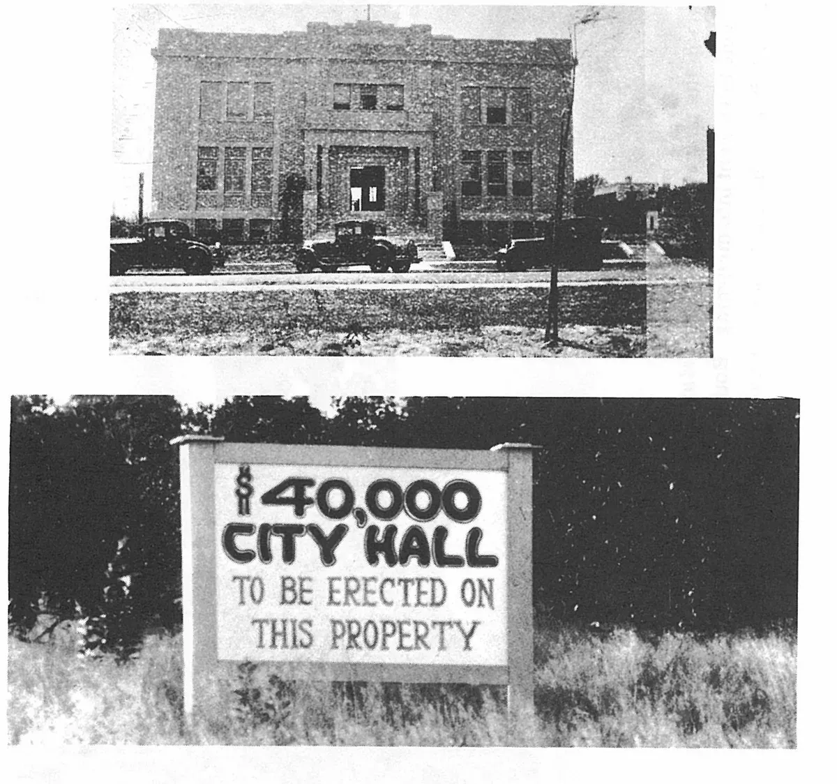The new City Hall on 6 April 1929