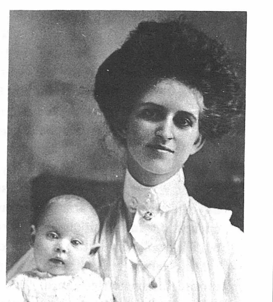 Mrs. Glen Spinks, and daughter, Christine, who grew up and married Francis Roberts