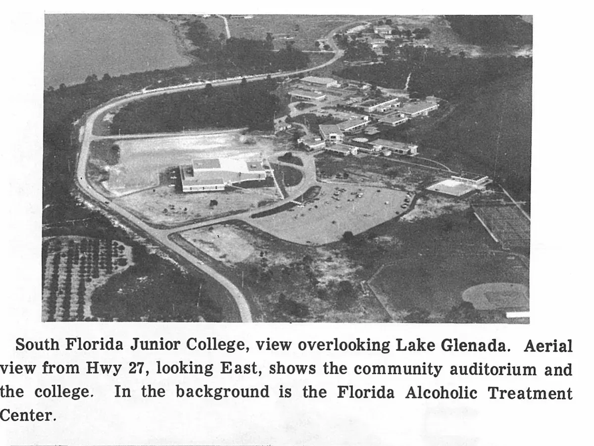South Florida Junior College, view overlooking Lake Glenada