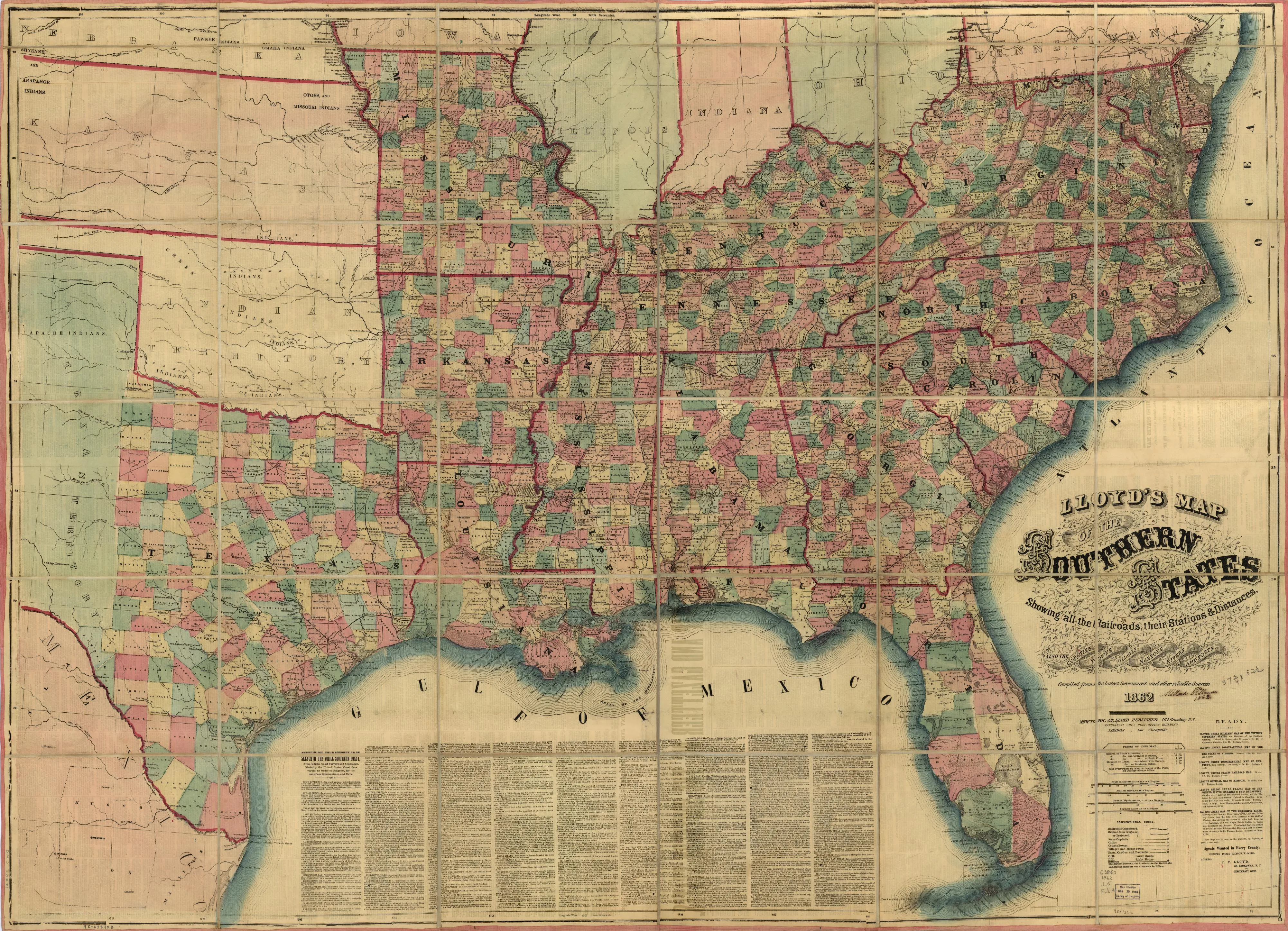The Rand-McNally indexed county and township pocket map and shippers’ guide of Florida